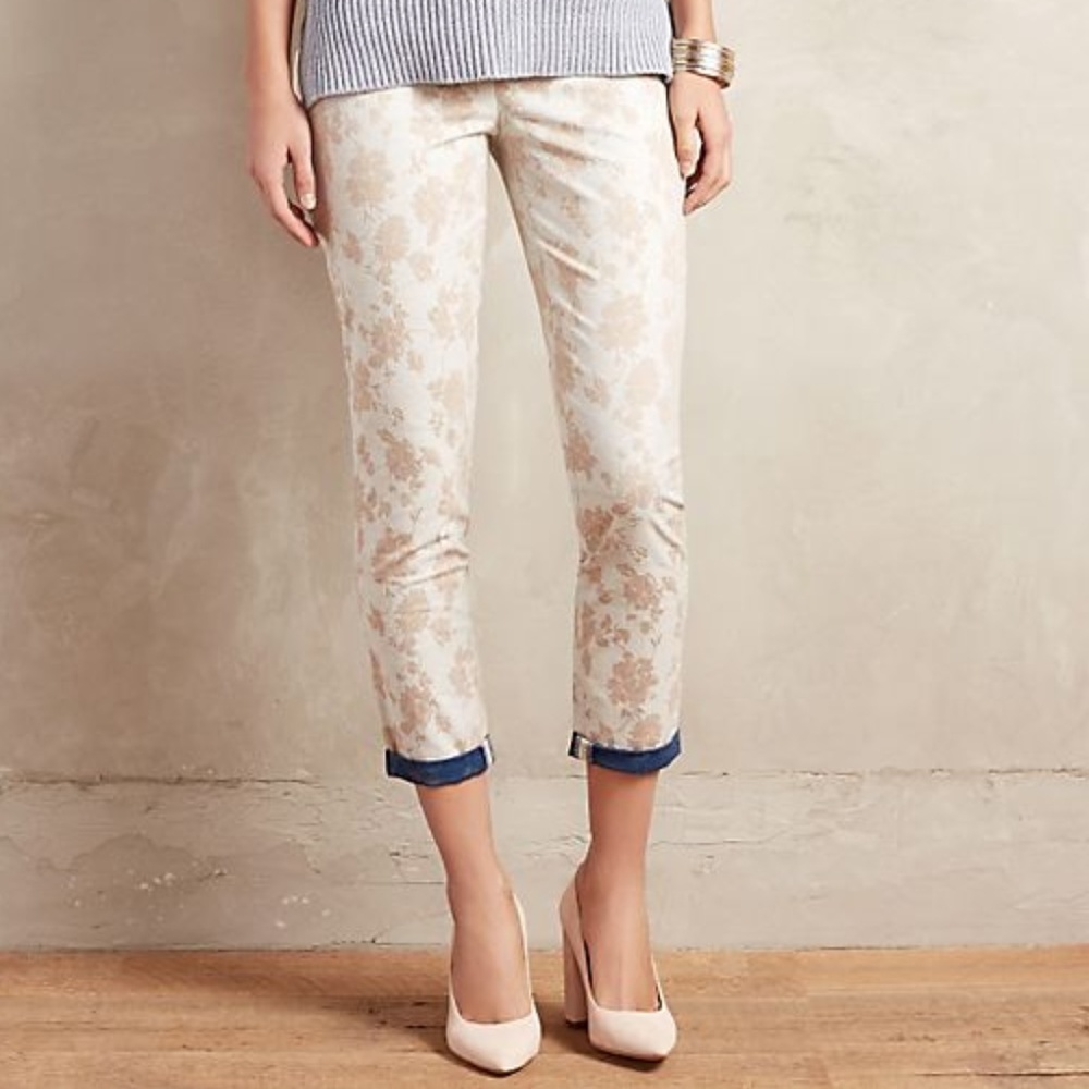 Floral Pattern Ankle Pant Perfect for Spring!